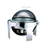 天马 TMZ-1403 全翻盖全钢圆形自助餐炉