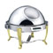 精工M6803触动可视镀金球型宴会餐炉配电热板自助餐炉