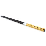 嘉达 4-HBK100-063 L30cm黑色磨砂金头合金筷子