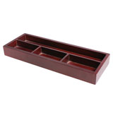 豪特尔 HT0063-1 四格文具盒（红木色）