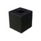 龙之湖 D080 正方形纸巾盒（黑色水波纹）